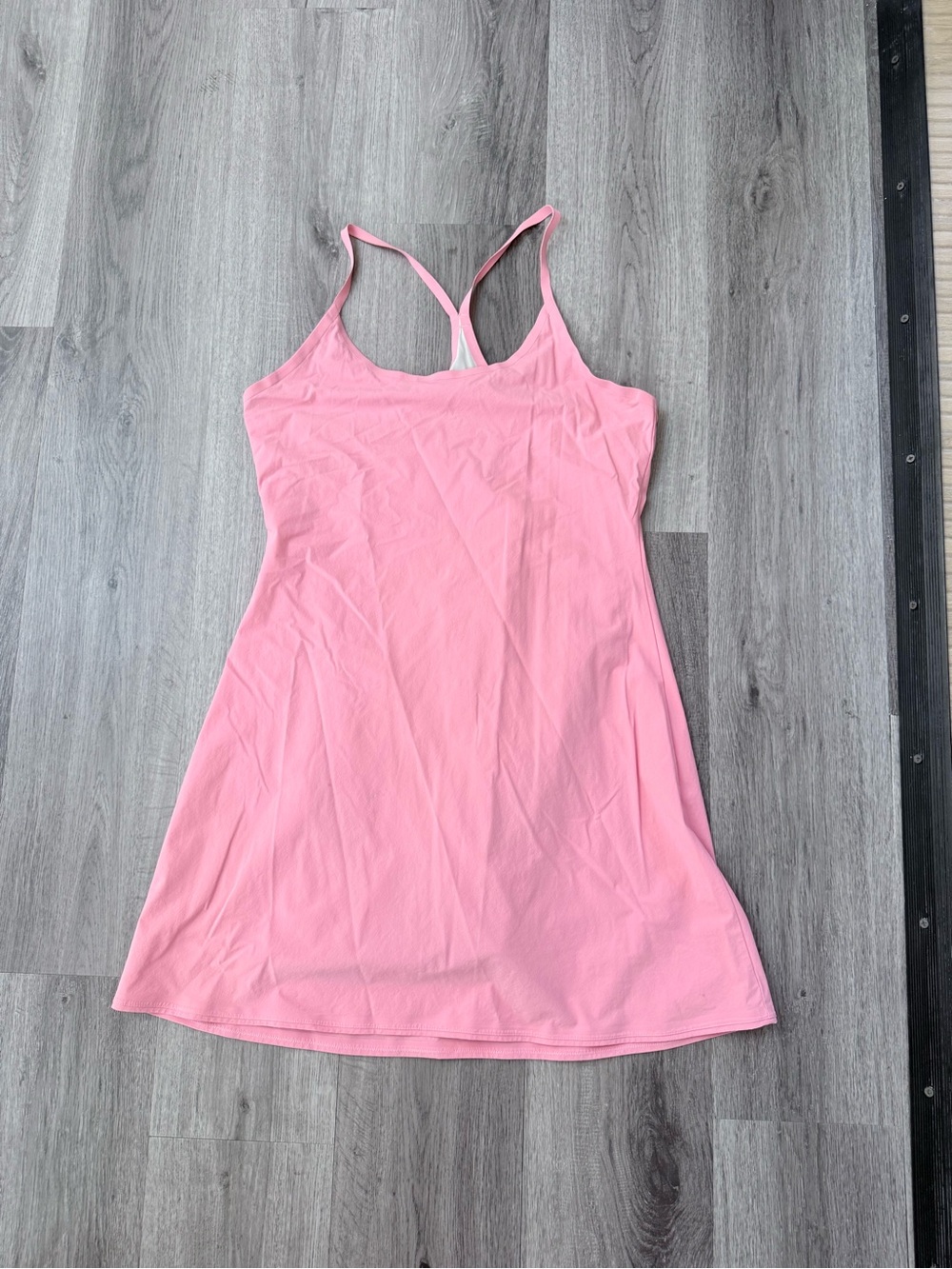Outdoor Voices Pink Racerback Tank Dress